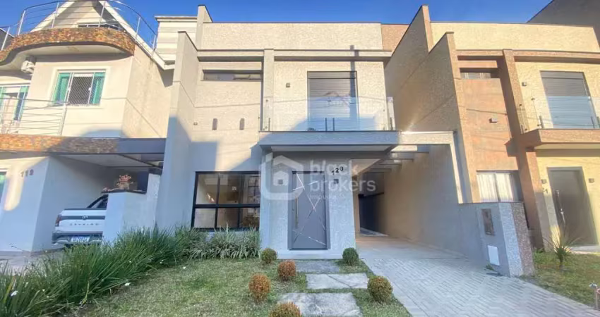 Sobrado 3 quartos, cozinha mobiliada + terraço para alugar, 133 m² por r$ 5.450/mês - umbará - curitiba/pr