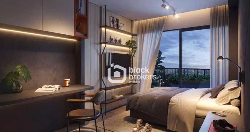 Studio com 1 dormitório à venda, 28 m² por r$ 297.900,00 - cristo rei - curitiba/pr