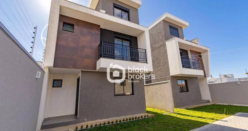 Sobrado Condominio Fechado 4 Quartos  Amplo Terreno à Venda, 122 m² por R$ 790.000 - Uberaba - Curitiba/PR