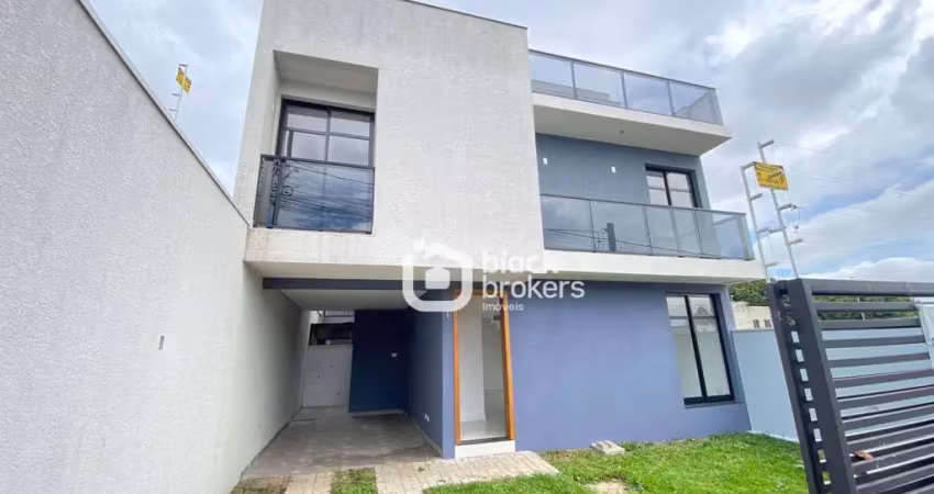 Sobrado frente para rua 3 quartos á venda, 140 m² por r$ 790.000 - atuba - curitiba/pr