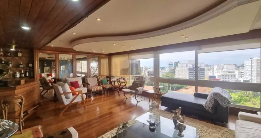 Cobertura à venda no bairro moinhos de vento com 354 m² e 3 dormitórios/quartos.