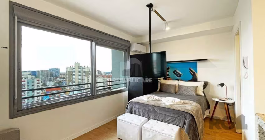 Loft 1 dorm, mobiliado à venda Avenida João Pessoa, Centro Histórico - Porto Ale