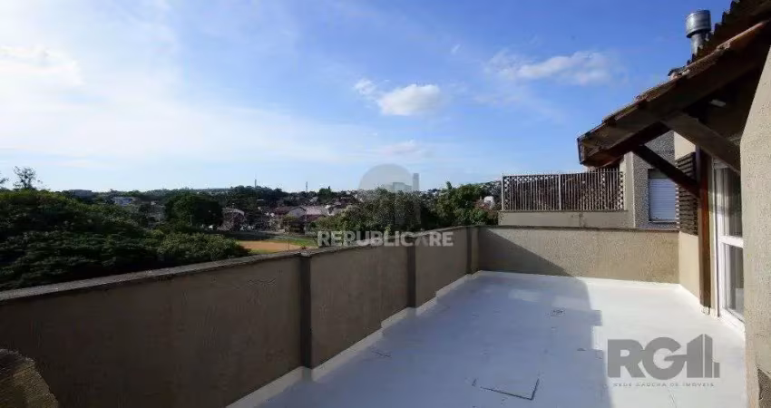 Cobertura de apartamento à venda no bairro nonoai com 115 m² e 2 dormitórios.