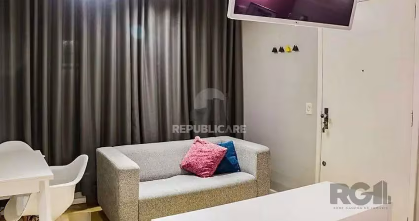 Apartamento studio à venda no bairro menino deus com 27m² e 1 dormitório/quarto.