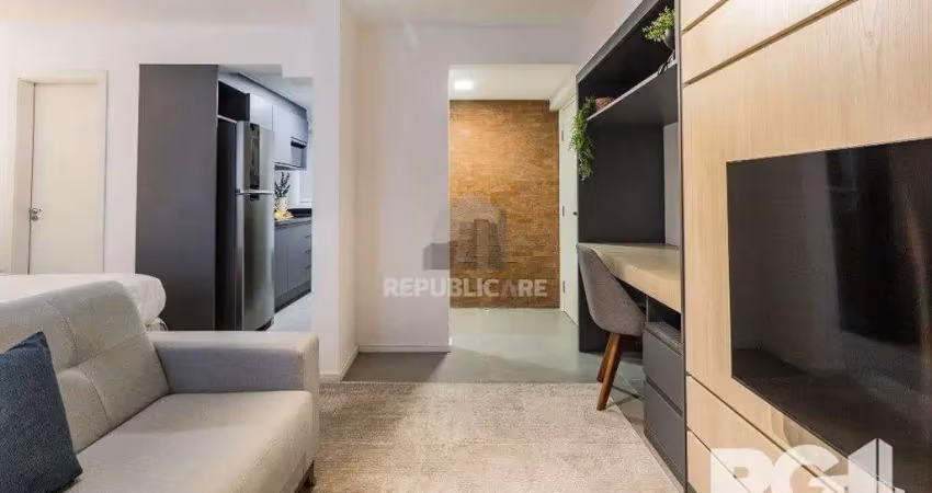 Apartamento studio à venda no centro histórico, 37m² com 1 dormitório/quarto.