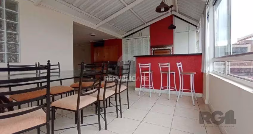 Apartamento cobertura à venda na praia de belas com 123m² e 2 dormitórios/quartos.