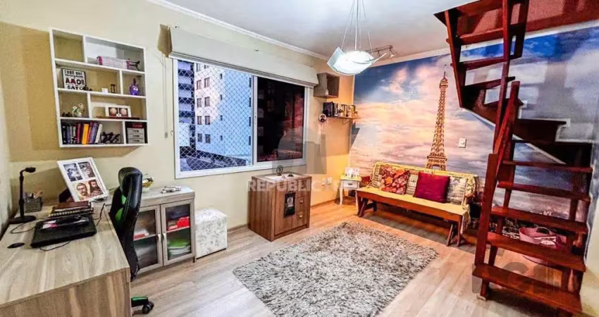 Apartamento cobertura à venda na tristeza com 78m² e 1 dormitório/quartos disponíveis