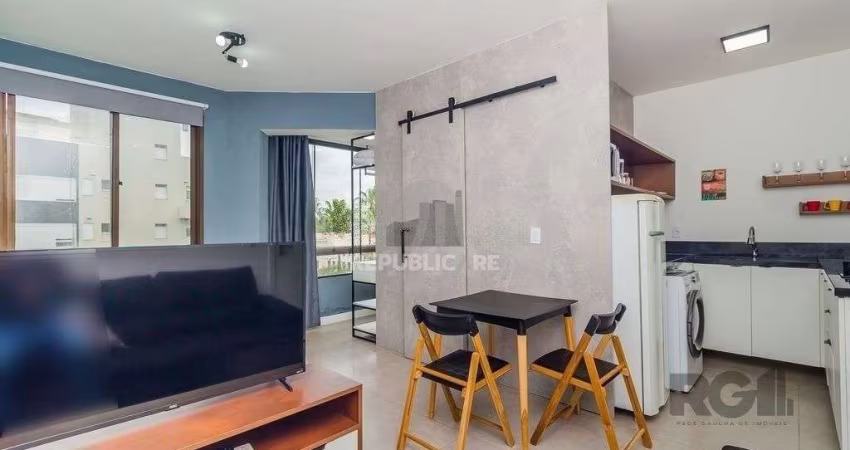 Excelente apartamento JK de 29m² na frente da Redenção.