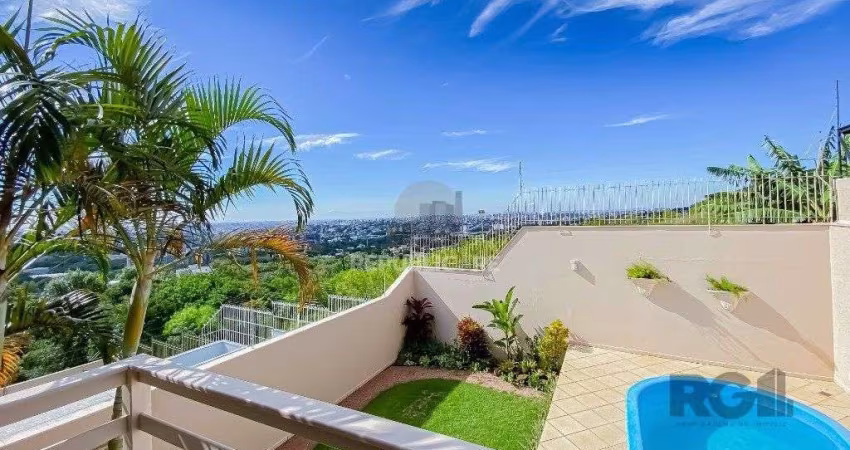 Casa alto padrão, 500m² privativos com linda vista da cidade no Morro Apamecor