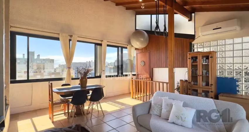 Cobertura à venda no menino deus com 126 m² e 3 dormitórios/quartos.