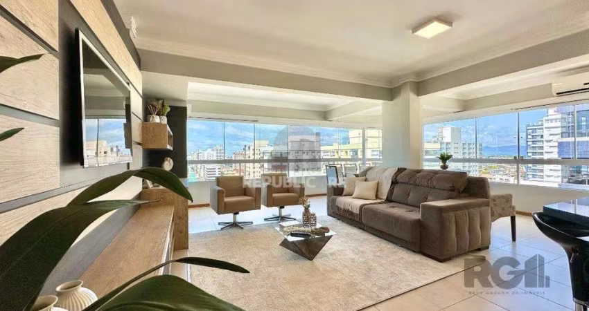 APARTAMENTO À VENDA DE ESQUINA COM VISTA LIBERADA PARA O MAR