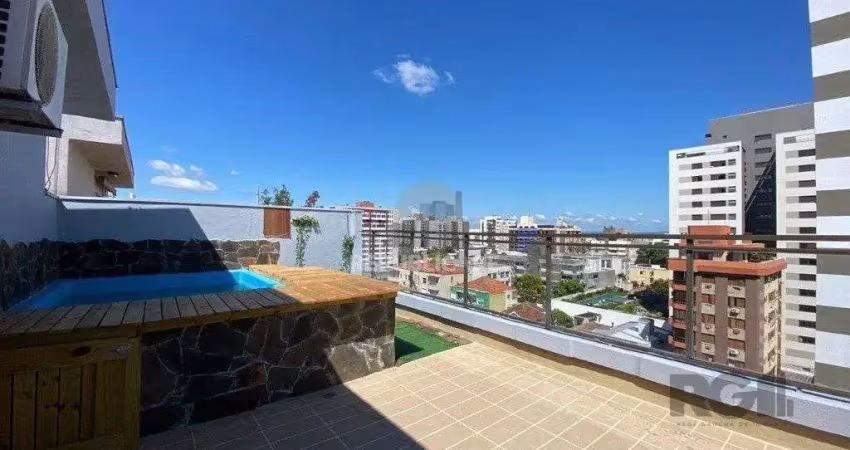 Cobertura duplex para venda - 269,97², 3 dorm, 1 suite, 2 vagas - menino deus