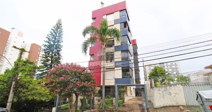 Apartamento de dois dormitórios e uma vaga de garagem na Rua Marcelo Gama, bairr