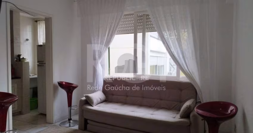 Apartamento de 1 dormitório com elevador,sol da manha