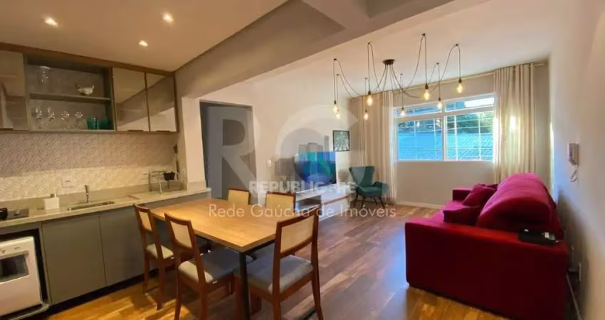 Apartamento à venda no menino deus com 76 m² e 2 dormitórios/quartos disponíveis.