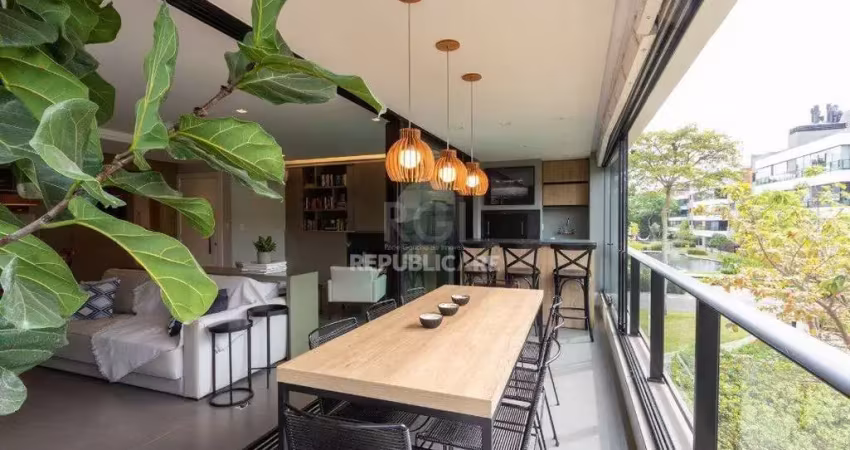 Apartamento para Venda - 164m², 3 dormitórios, sendo 3 suites, 3 vagas - Pedra R