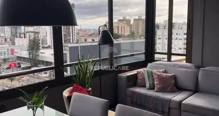 Apartamento à venda no menino deus com 47m² e 1 dormitórios/quartos disponíveis