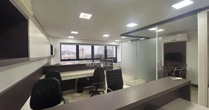 VENDA- Sala comercial mobiliada no Walk Offices, 63m2 com vaga - Praia de Belas
