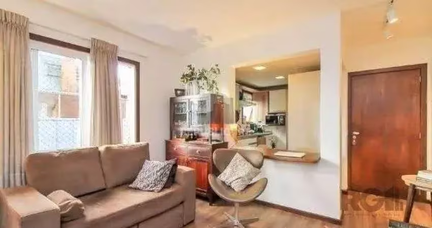 Apartamento no bairro auxiliadora de 1 dormitório e 2 vagas