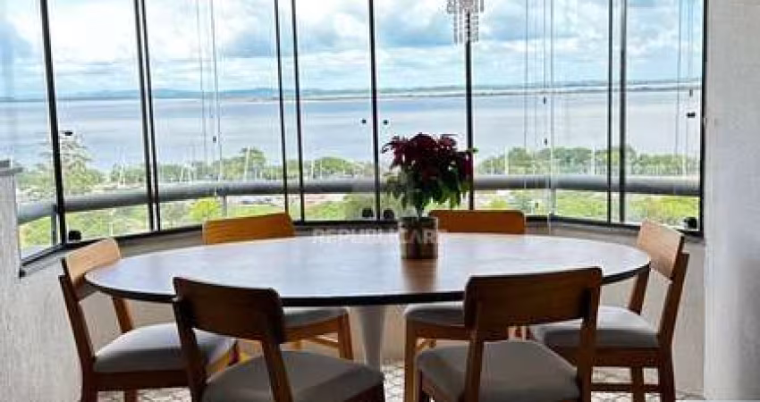 Apartamento com vista para o guaiba, 3 dormitórios com suite