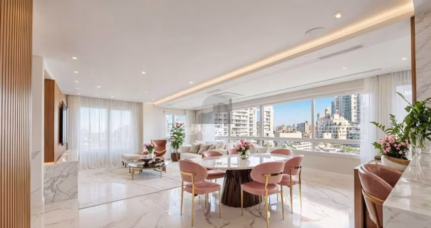Apartamento alto padrão mobiliado com 3 suítes e 140 m² na Bela Vista