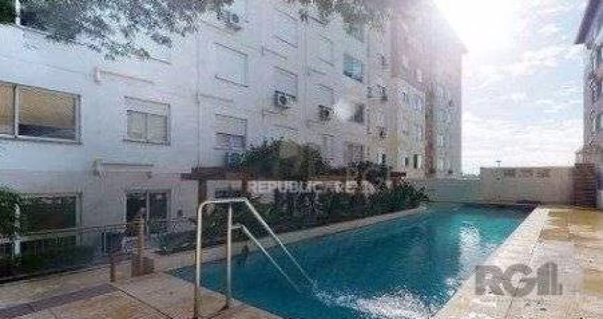 Apartamento dois dormitórios com vaga, condomínio  Urbano Menino Deus