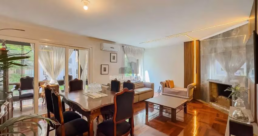 Apartamento cobertura à venda no bairro petrópolis com 178m² e 3 dormitórios/quartos.