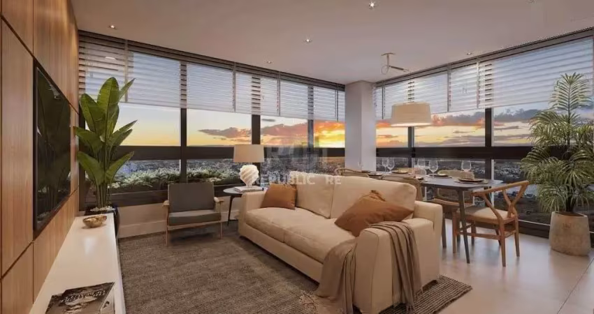 Apartamento para Venda - 92.82m², 2 dormitórios, sendo 2 suites, 1 vaga - Centro