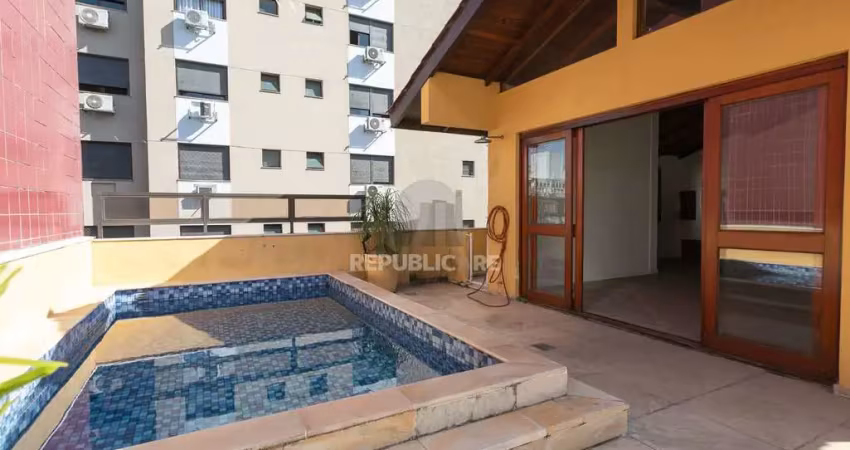 Apartamento cobertura à venda no bairro mont serrat com 245 m² e 3 dormitórios/quartos