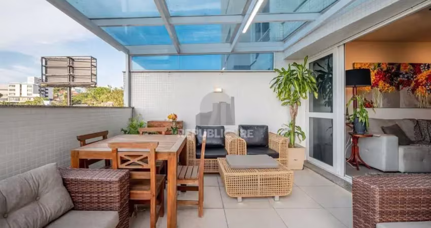 Apartamento garden com 178m², 3 quartos, 1 suíte, 2 vagas individuais, no bairro