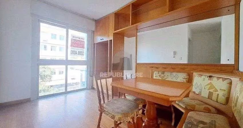 Excelente apartamento jk, tranformado em 01 dormitorio,
