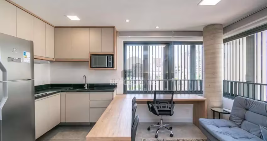 Loft de alto padrão construtivo no bairro moinhos de vento, planta de 29,60 m2 p