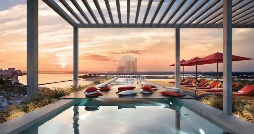 Loft com 24m² , para investir ou morar, entregue 100% mobiliado e gestado pela h