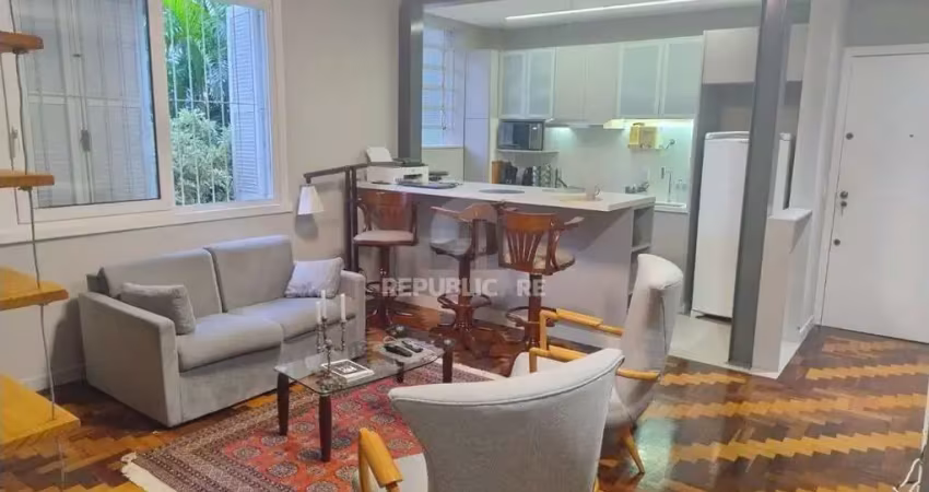 Apartamento de 50m², 1 dormitório, mobiliado - bairro mont serrat