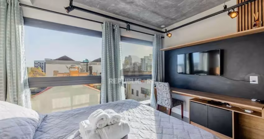 Apartamento studio à venda no bairro petrópolis com 1 dormitório e 28 m²