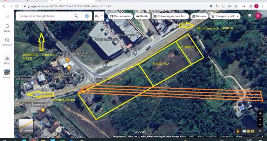 Terreno Comercial BR 280 Araquari