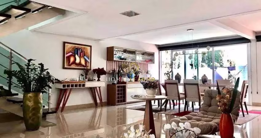 CASA SOBRADO SENDO 4/4 SUÍTES E PISCINA COM SAUNA NO CONDOMÍNIO GRANVILLE - GO