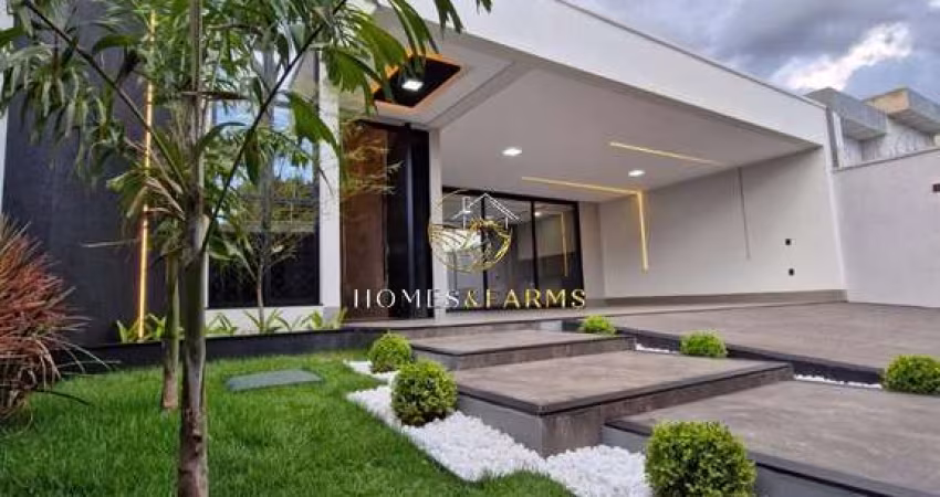Bela Casa de alto padrão localizada no setor Moinho dos Ventos Goiânia com 4 suítes plenas