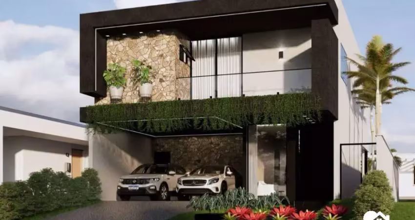 Lindo e moderno sobrado em construção a venda no condomínio jardins sevilha !