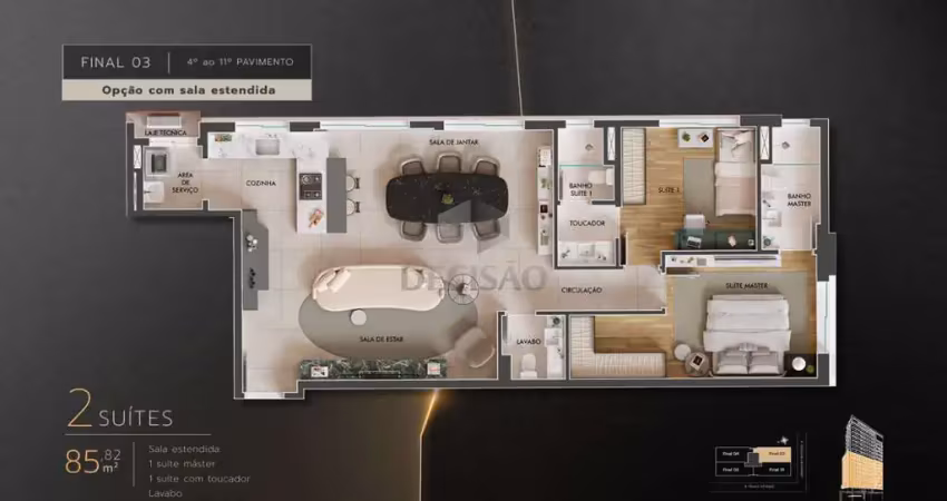 Cobertura à venda, 4 quartos, 4 suítes, 3 vagas, santo antônio - belo horizonte/mg