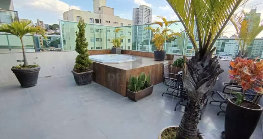 Cobertura para aluguel, 2 quartos, 1 suíte, 2 vagas, são pedro - belo horizonte/mg