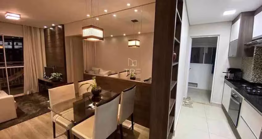 Apartamento com 2 dormitórios e terraço no residencial alta vista - valinhos, sp