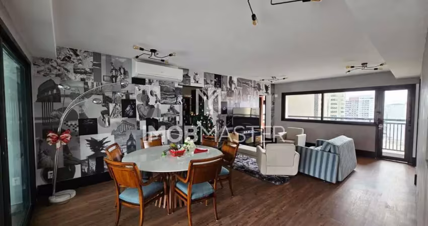 Apartamento com 163.0 m², 3 quartos sendo 3 suítes com varanda gourmet à venda no bairro indianópolis.