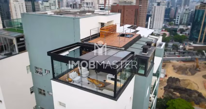 Cobertura com 150 m², 2 quartos sendo 2 suítes à venda no itaim bibi.