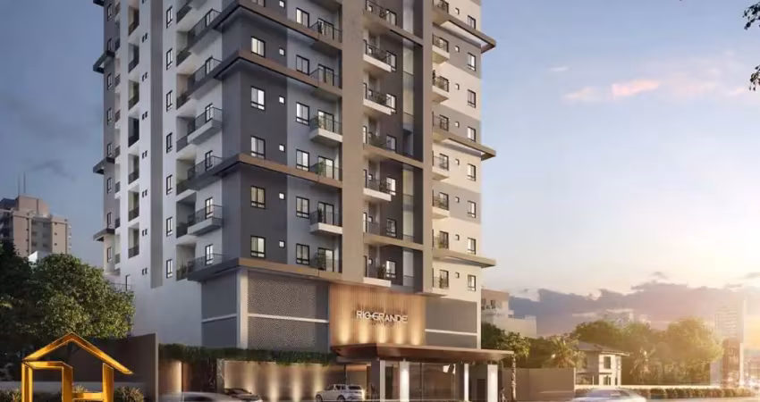 Apartamento na planta com 3 quartos, sendo 1 suíte, sacada com churrasqueira, 1 vaga de garagem e ampla área de lazer