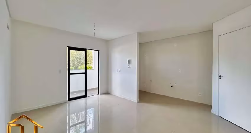 Apartamento com 2 quartos, sendo 1 suíte, sacada com churrasqueira no bairro anita garibaldi