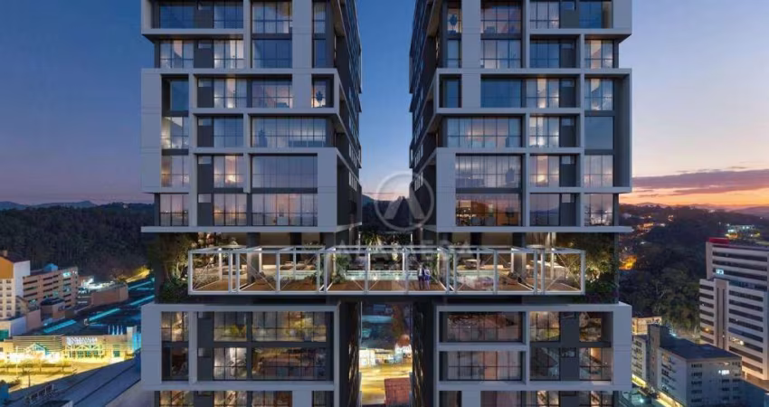 Apartamento com 3 dormitórios à venda, 159 m² por R$ 1.998.688,00 - Centro - Blumenau/SC