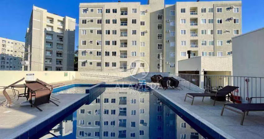 Apartamento com 2 dormitórios para alugar, 44 m² por r$ 2.306,01/mês - água verde - blumenau/sc