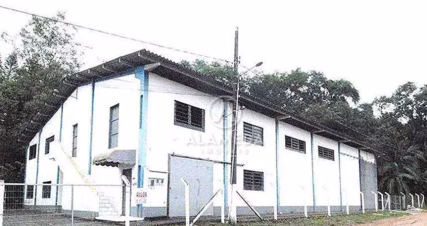 Galpão para alugar, 519 m² por r$ 7.600,00/mês - encano do norte - indaial/sc