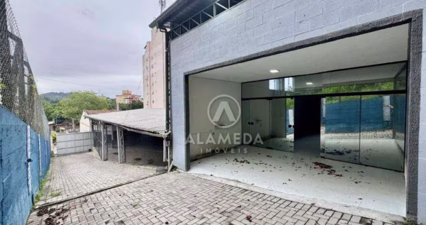 Galpão para alugar, 350 m² por r$ 15.200,00/mês - velha - blumenau/sc